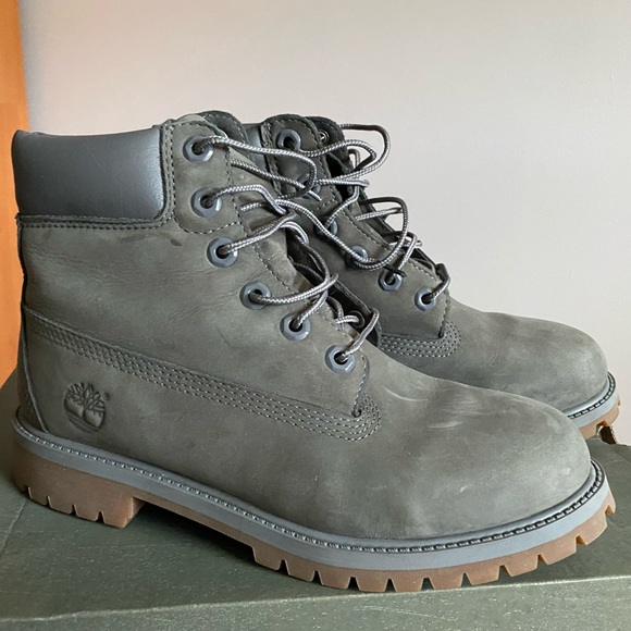 gray suede timberland boots